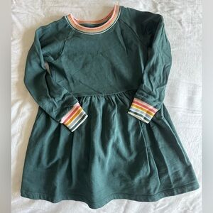 Hanna Andersson green dress, size 5